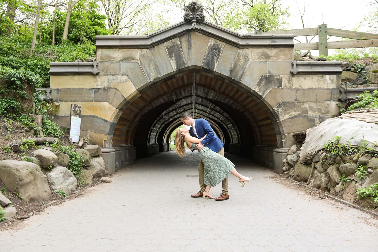 Prospect Park Engagement Session in Brooklyn, NY - Mary & John